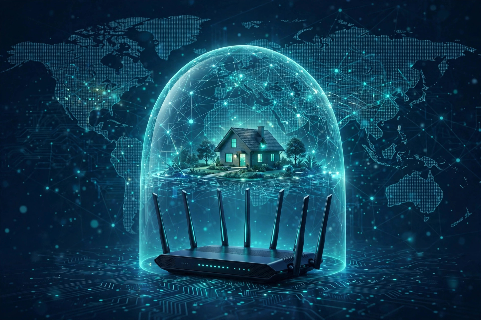 Setting up a VPN connection on a home router